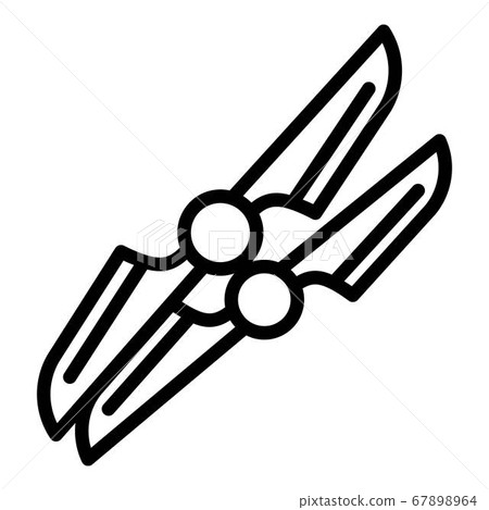 Plastic propeller icon, outline style 67898964