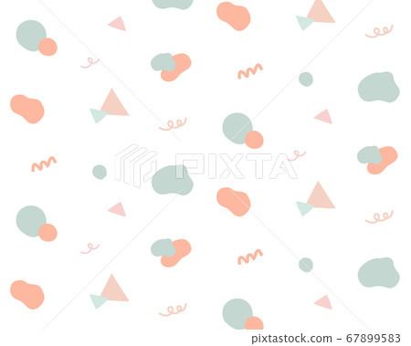 Hand-drawn pattern of various figures / Fashionable / Scandinavian style / Cute / Pattern / Background 67899583