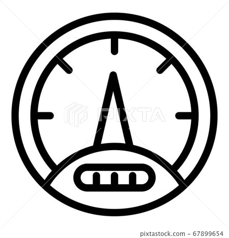 Car gauge icon, outline style 67899654