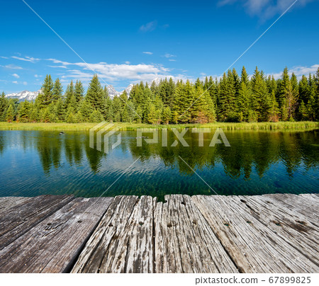 Mountains in Grand Teton National Park with 67899825
