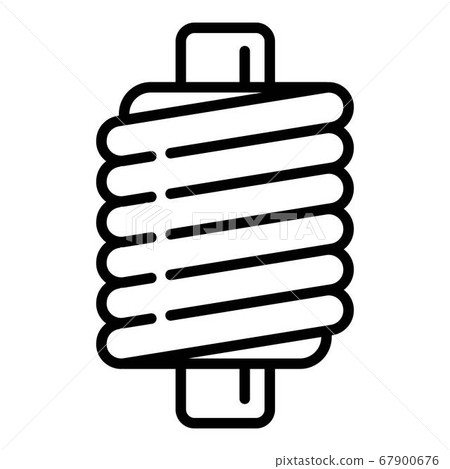 Machine coil icon, outline style 67900676
