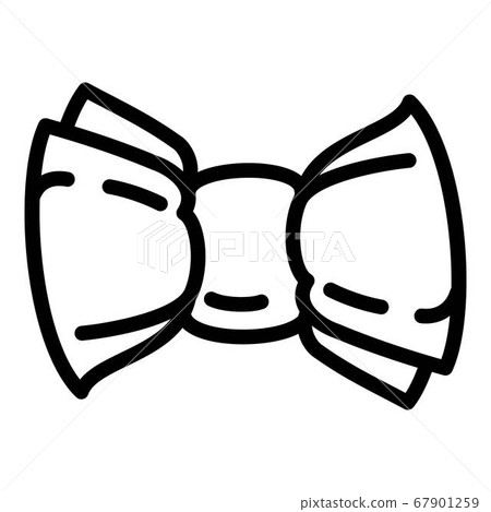 Bow tie icon, outline style Bow tie icon, outline style 67901259