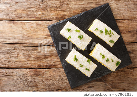 Tamago sando or egg salad sandwiches, are 67901833