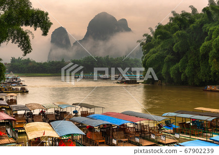 Guilin, Guangxi, China karst mountains. 67902239