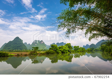 Karst Mountains Landscape of Guilin, China 67902254