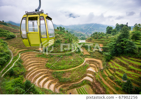 Yaoshan Mountain, Guilin, China hillside rice 67902256
