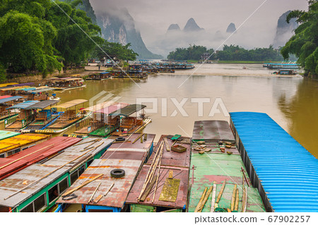 Guilin, Guangxi, China karst mountains. 67902257
