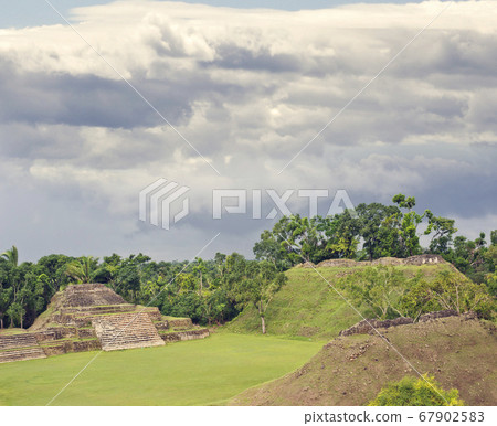 Altun Ha Mayan Ruins in the tropical jungle of Altun Ha Mayan Ruins in the tropical jungle of 67902583