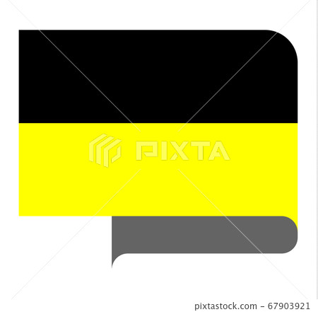 Flag horizontal shape, pointer for world map 67903921