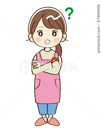 Woman, kindergarten, teacher, question 67904006