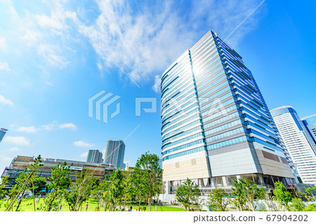 豐洲周邊的東京風光城市景觀 豐洲周邊的東京風光城市景觀 67904202