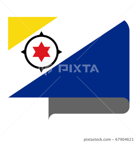 Flag horizontal shape, pointer for world map 67904621