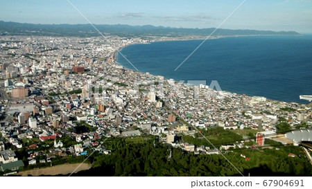 Hakodate city seen from Mt. Hakodate 67904691