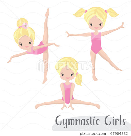 Clipart Cute Girl Gymnast Gym Clipart Cute Girl Gymnast Gym 67904882