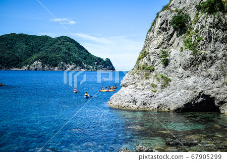 陽光普照的兵庫縣武野霧濱海灘 67905299