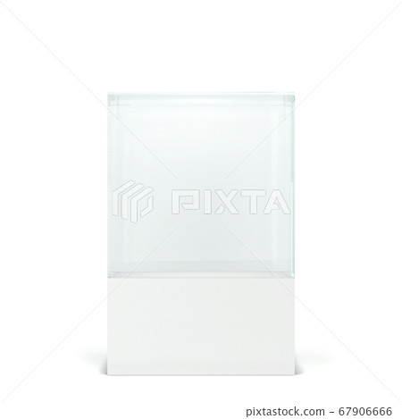 Empty glass display 67906666
