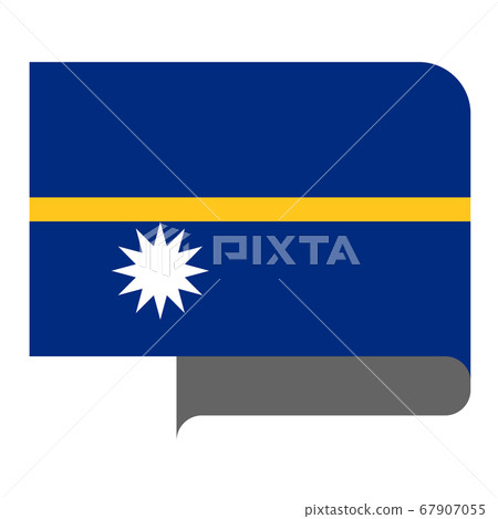 Flag horizontal shape, pointer for world map 67907055