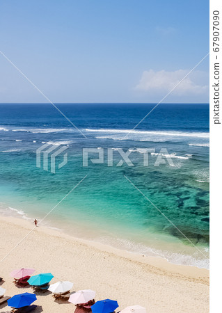 View on Melasti beach on Bali, Indonesia View on Melasti beach on Bali, Indonesia 67907090