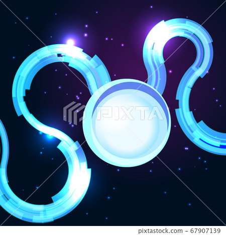 Space science and technology illustration for your Space science and technology illustration for your 67907139