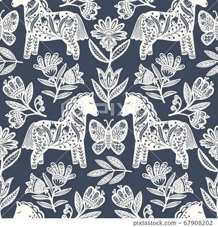 Scandi Animals Pattern Scandi Animals Pattern 67908202