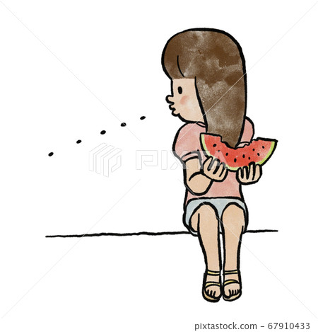 飛行西瓜種子的女孩 67910433