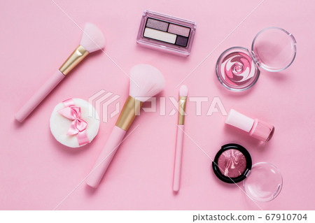 Image material for pink cosmetics Image material for pink cosmetics 67910704