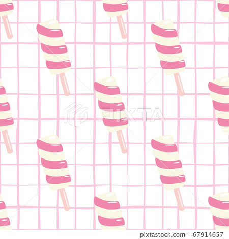 Creative seamless pattern with twister fruit ice Creative seamless pattern with twister fruit ice 67914657
