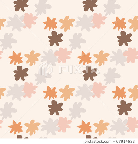 Abstract star elements seamless pattern. Ornament 67914658