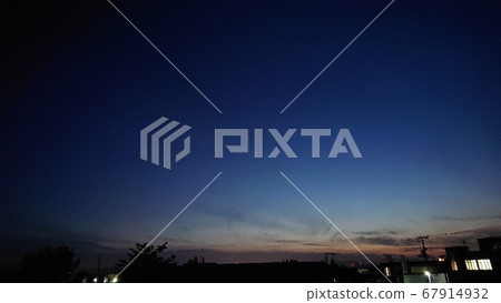旭川市夜空 67914932