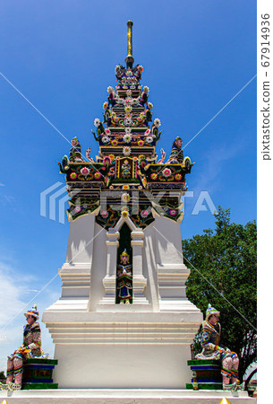 beautiful colorful stupa 67914936