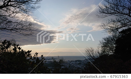View from Takeyama trail in Yokosuka City View from Takeyama trail in Yokosuka City 67915363