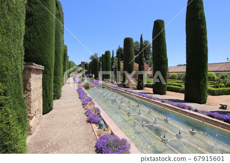 Alcazar, Cordoba, Spain, garden Alcazar, Cordoba, Spain, garden 67915601