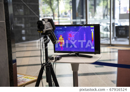 用於測量與 COVID-19 相關的體溫的熱像儀 67916524