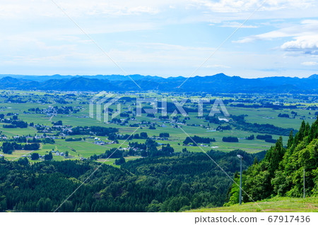 Akita Prefecture Rural Scene July 67917436