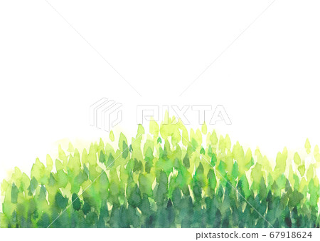 abstract watercolor hand painting green leaves, forest frame on white isolated background. Nature, ecology template. abstract watercolor hand painting green leaves, forest frame on white isolated background. Nature, ecology template. 67918624