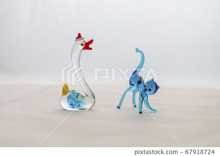 玻璃製品[媽媽貓，我不跑！ ] 67918724