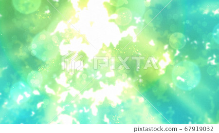 Background illustration of gentle sunlight filtering through the trees Sunshine Relaxing Forest Bathing Light background decoration 67919032
