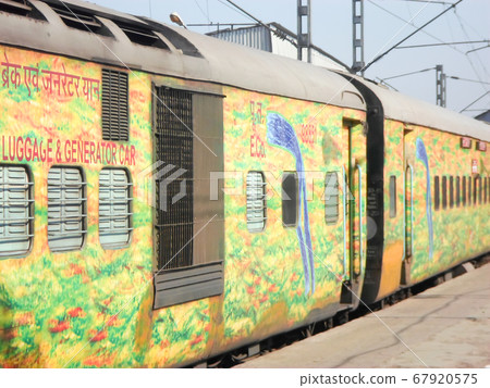 Linke Hofmann Busch (LHB) passenger Generator coach of Indian Railways . Linke Hofmann Busch (LHB) passenger Generator coach of Indian Railways . 67920575