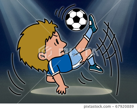 Star player (soccer shoot) Star player (soccer shoot) 67920889