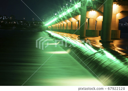 蠶室大橋美麗的燈光 67922128