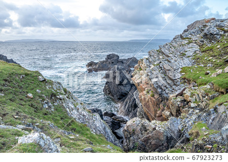 The coastline at Dawros in County Donegal - Ireland. 67923273