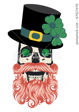 Skull with Shamrock Skull with Shamrock 67923476