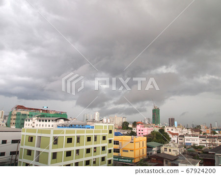 Bangkok,Thailand - August 18, 2012 :clouds over Bangkok,Thailand - August 18, 2012 :clouds over 67924200