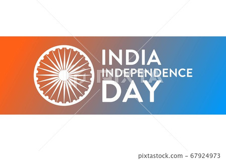 India Independence Day. 15 August. Holiday concept. Template for background, banner, card, poster 67924973