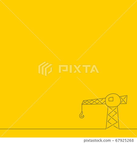 construction symbol crane 67925268