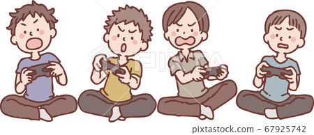 Men playing games Men playing games 67925742