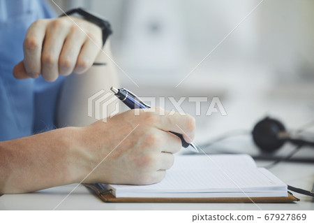 Man planning his business 67927869