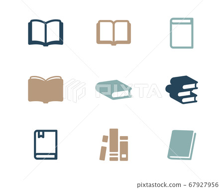 一套簡單的書圖標/商業/研究/標記/閱讀 一套簡單的書圖標/商業/研究/標記/閱讀 67927956