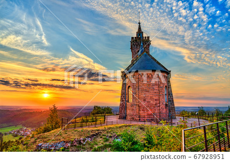 St. Leon Chapel atop Dabo Rock in Moselle, France St. Leon Chapel atop Dabo Rock in Moselle, France 67928951
