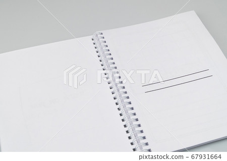 notepad on a white background notepad on a white background 67931664